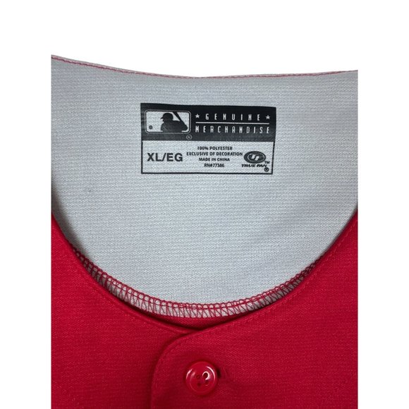 Washington Nationals Red Baseball Jersey Size XL - Picture 4 of 8